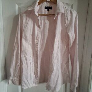 Pink tailored fit Banana Republic dress shirt - size 10